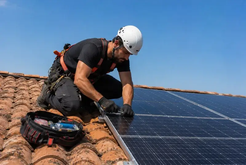 Maintenance et monitoring de panneaux solaires à Charnècles