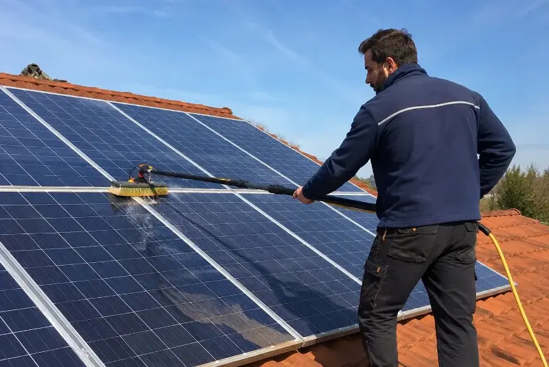 Nettoyage et entretien de panneaux solaires à Charnècles